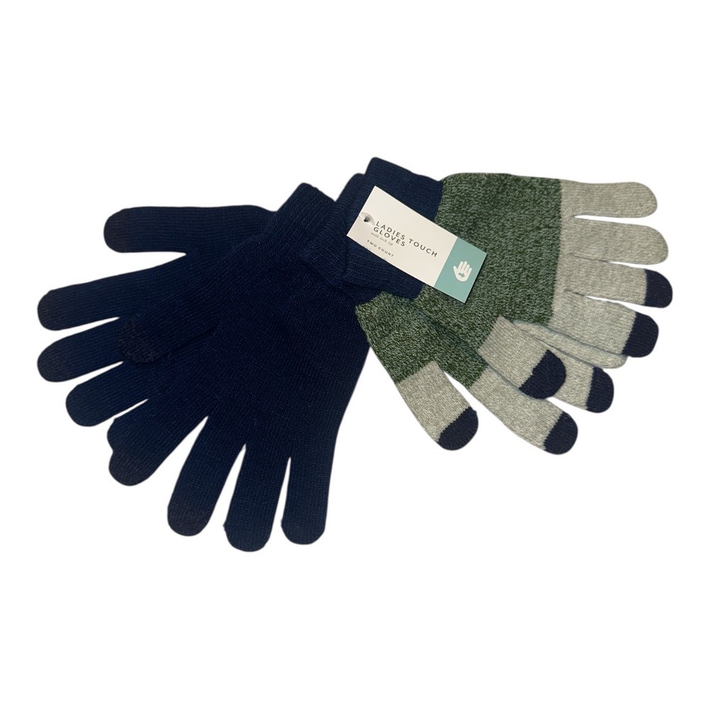 Gertex Blue/Gray Scarf, Hat & Gloves Set - Picture 4 of 4